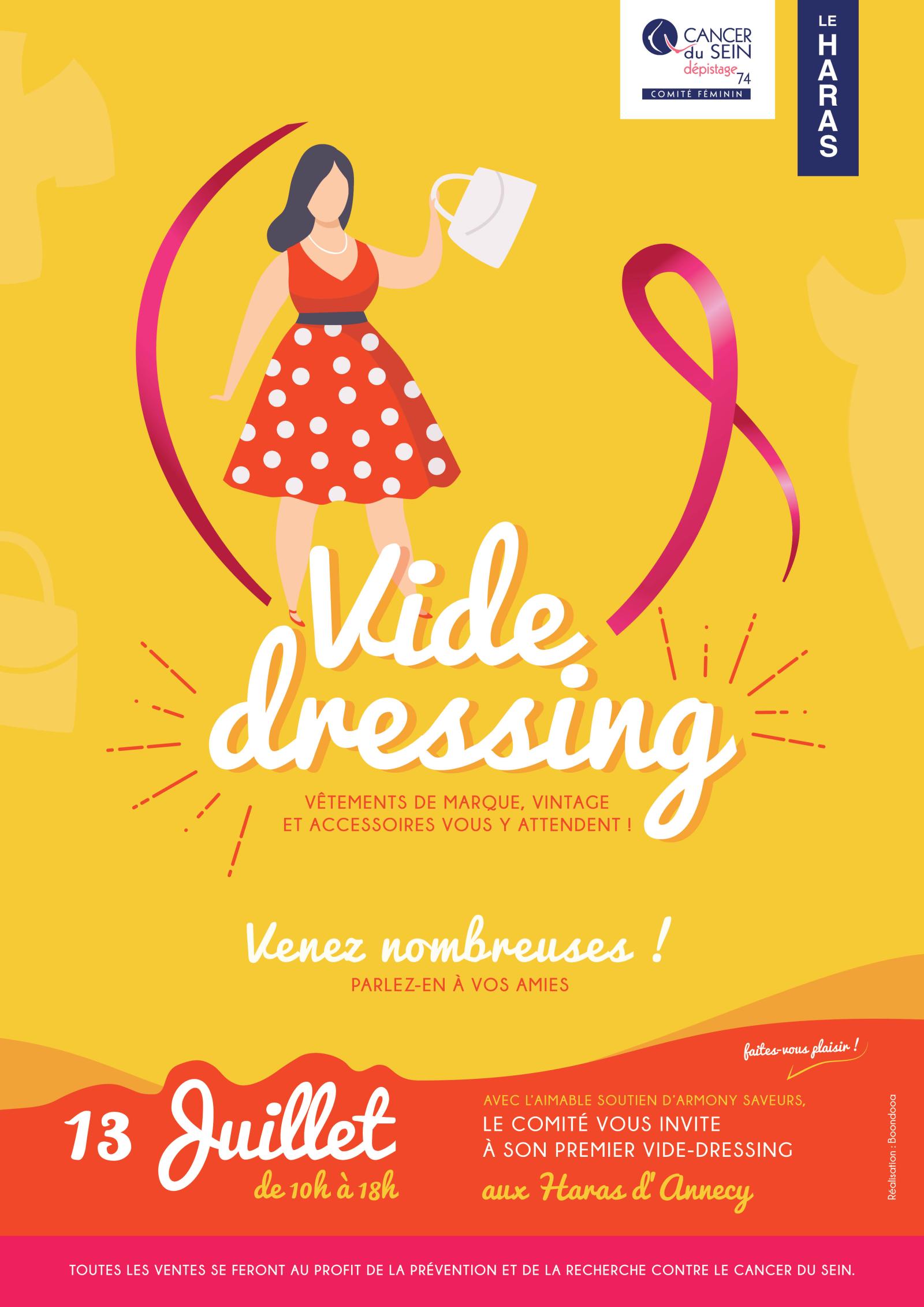Vide dressing aux Haras le 13 juillet