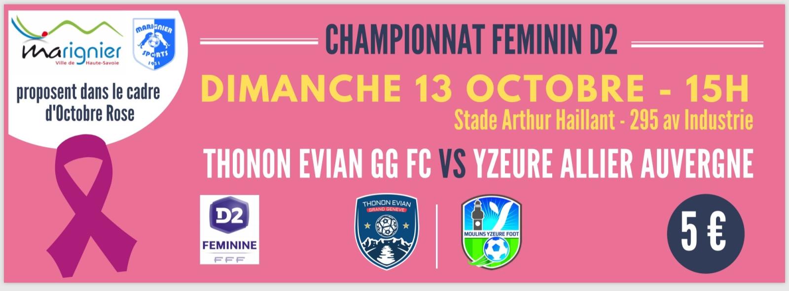 Championnat féminin D2 Marignier