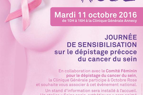 Octobre rose à la Clinique Générale d'Annecy