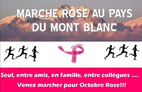 Marche Rose au Pays du Mont Blanc