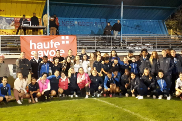 Les joueuses de Football et Rugby de Thonon