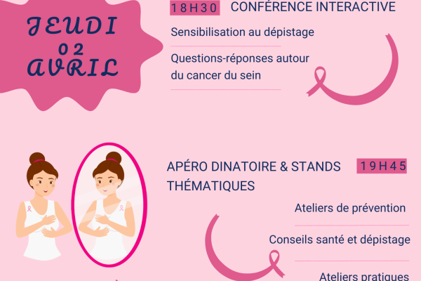 Conférence : comprendre et prévenir le cancer du sein