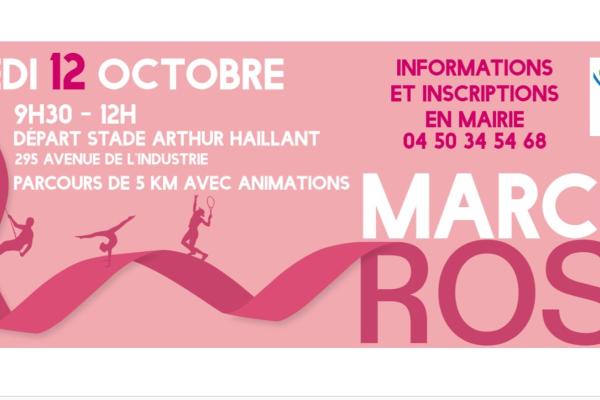 Marche Rose à Marignier