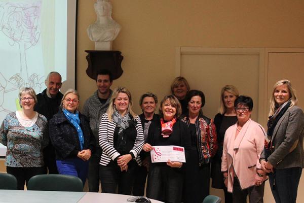 Remise de don à la mairie de Marignier